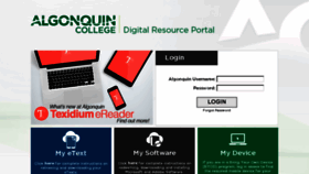 What Plato.algonquincollege.com website looked like in 2016 (8 years ago)