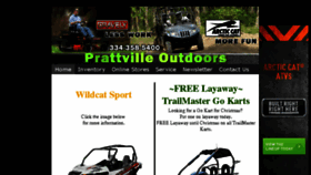 What Prattvilleoutdoors.com website looked like in 2016 (8 years ago)