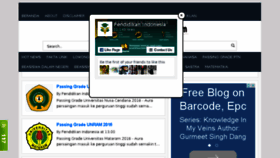 What Pedidikanindonesia.com website looked like in 2016 (8 years ago)