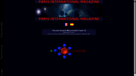 What Paris-magazine.com website looked like in 2016 (8 years ago)