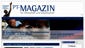 What Pt-magazin.de website looked like in 2016 (8 years ago)