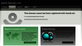 What Planet-webcam.com website looked like in 2016 (8 years ago)