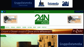 What Puglia24news.it website looked like in 2016 (8 years ago)
