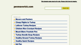 What Penmaverick.com website looked like in 2016 (8 years ago)