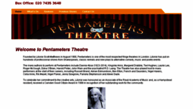 What Pentameters.co.uk website looked like in 2016 (9 years ago)