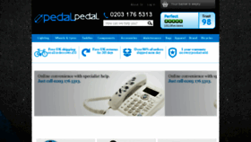 What Pedal-pedal.co.uk website looked like in 2016 (8 years ago)