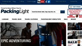 What Packinglight.net website looked like in 2016 (8 years ago)