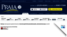 What Praiaimobiliaria.com.br website looked like in 2016 (10 years ago)