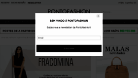 What Pontofashion.pt website looked like in 2016 (8 years ago)