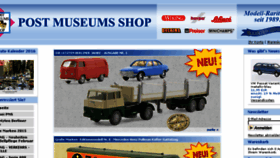 What Post-museums-shop.de website looked like in 2016 (8 years ago)