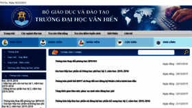 What Portal.vhu.edu.vn website looked like in 2016 (8 years ago)
