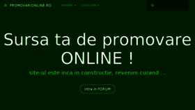 What Promovarionline.ro website looked like in 2016 (8 years ago)