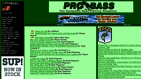 What Probass.net website looked like in 2016 (8 years ago)