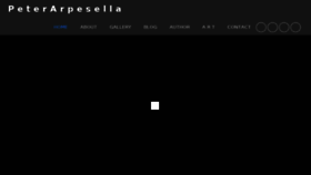 What Peterarpesella.com website looked like in 2016 (8 years ago)
