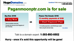 What Paganmoonptr.com website looked like in 2016 (8 years ago)