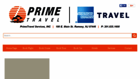 What Primetravel.com website looked like in 2016 (8 years ago)