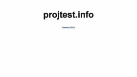 What Projtest.info website looked like in 2016 (8 years ago)