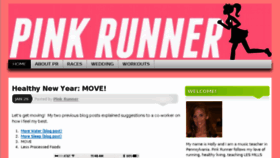 What Pink-runner.com website looked like in 2016 (8 years ago)