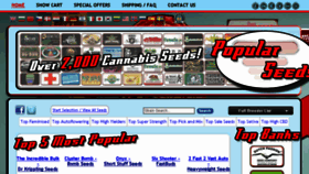 What Popularseeds.com website looked like in 2016 (8 years ago)