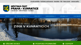 What Praha-kunratice.cz website looked like in 2016 (8 years ago)