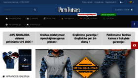 What Pirktukas.lt website looked like in 2016 (8 years ago)