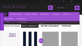 What Papeiseparede.com.br website looked like in 2016 (8 years ago)