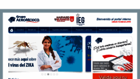 What Portal-aeromexico.com website looked like in 2016 (8 years ago)