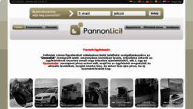 What Pannonlicit.hu website looked like in 2011 (13 years ago)