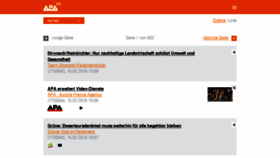 What Politikportal.at website looked like in 2016 (8 years ago)