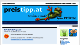 What Preistipp.at website looked like in 2016 (8 years ago)