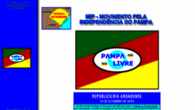 What Pampalivre.info website looked like in 2016 (8 years ago)