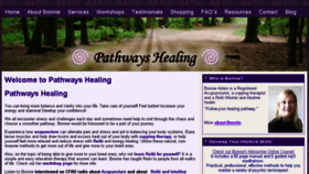 What Pathwayshealing.com website looked like in 2016 (8 years ago)