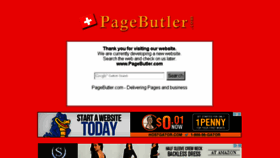 What Pagebutler.com website looked like in 2016 (8 years ago)