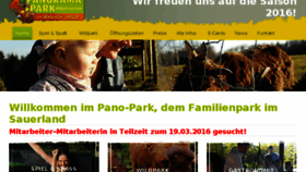 What Panopark.de website looked like in 2016 (9 years ago)