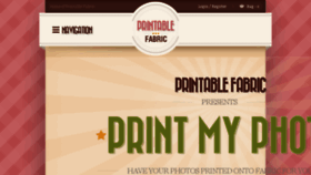 What Printablefabric.com.au website looked like in 2016 (8 years ago)