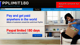 What Paypallimit.com website looked like in 2016 (8 years ago)