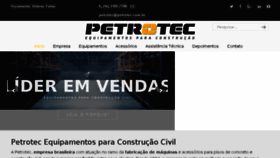 What Petrotec.com.br website looked like in 2016 (8 years ago)