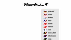 What Peterhahn.com website looked like in 2016 (8 years ago)