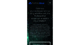 What Portfoliostrat.com website looked like in 2016 (8 years ago)