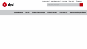 What Paketnavigator.de website looked like in 2016 (8 years ago)