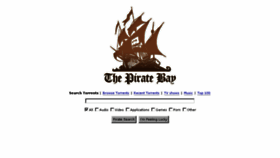 What Piratesbay.link website looked like in 2016 (8 years ago)