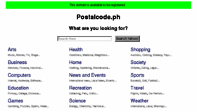 What Postalcode.ph website looked like in 2016 (8 years ago)