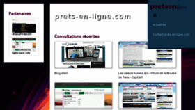 What Prets-en-ligne.com website looked like in 2016 (8 years ago)
