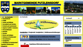 What Putzleinsdorf.at website looked like in 2016 (8 years ago)