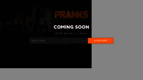 What Pranks.com website looked like in 2016 (8 years ago)