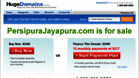 What Persipurajayapura.com website looked like in 2016 (8 years ago)
