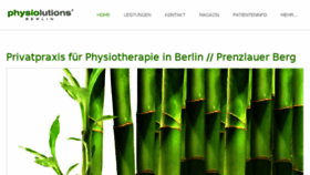 What Physiolutions.de website looked like in 2016 (8 years ago)