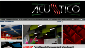 What Pannelliacustici.com website looked like in 2016 (8 years ago)