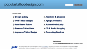 What Populartattoodesign.com website looked like in 2016 (8 years ago)