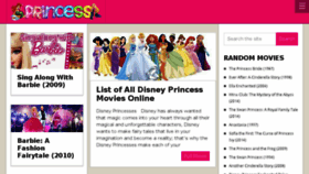 What Princessmovies.tv website looked like in 2016 (8 years ago)